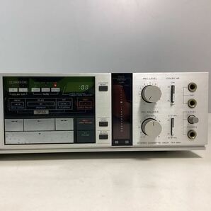 y4244 TRiO ステレオ カセット テープデッキ KX-880 トリオ KENWOOD カセットデッキ デッキ コンポ オーディオ 当時物 通電確認済 ジャンクの画像5