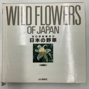 k4125 日本の野草 特装版 山渓カラー名鑑 山と渓谷社 図鑑 本 自然 野草 花 草 山 植物 カラー 中古