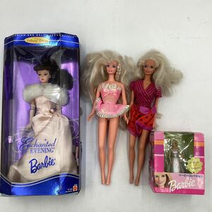 k438 バービー まとめ 4点セット Barbie コレクター・エディション 魅惑の宵 Enchanted EVENING 食玩 4インチ フィギュア 当時物 中古 