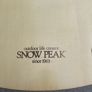 o4419 SNOW PEAKフォールディングテーブル オーバル スノーピーク キャンプ アウトドア テーブル 折りたたみ式 レトロ 中古品の画像2