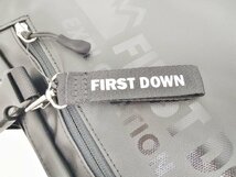 [14B-64-015-2] 未使用品 FIRST DOWN ファーストダウン リュック ビジネスリュック バックパック 簡易防水 撥水 200-BAGFT6BK ブラック_画像5