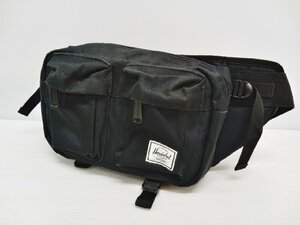 [14B-64-002-1] Herschel Supply ハーシェルサプライ ウェストバッグ ショルダーポーチ ブラック