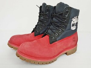 [16B-64-065-1] Timberland ティンバーランド ブーツ サイズ27.0㎝ A1UR9 レッド×ブラック