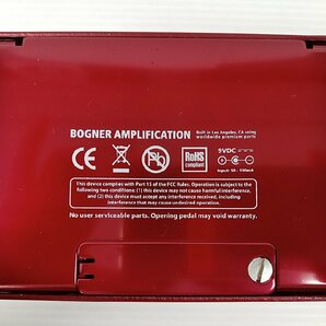 [7A-64-010-1] BOGNER ボグナー Ecstasy Red ギター用エフェクター オーバードライブ 動作確認済 中古の画像3