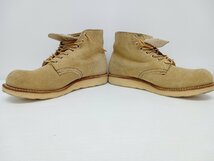 [16B-510-025-1] RED WING レッドウィング プレーントゥ シューズ サイズ25cm ベージュ_画像5