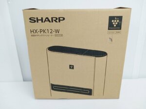 [8D-63-015-3] SHARP シャープ 加湿 セラミックファンヒーター HX-PK12-W ホワイト 動作確認済み 中古