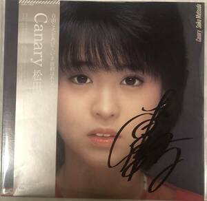 松田聖子 Canary 帯 サイン付き LP