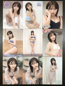 佐藤 七海　ファースト　30～　９枚セット③　AKB48 チーム8 水着 グラビア アイドル トレカ トレーディングカード