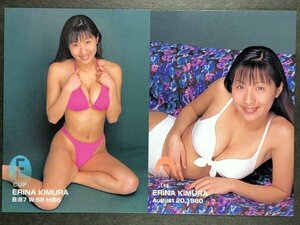 木村 絵理菜　EPOCH　Bururun Club　34・67　2枚セット グラビア アイドル トレカ トレーディングカード