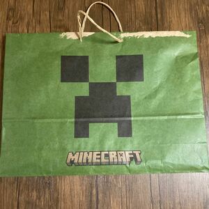マインクラフト　Minecraft マイクラ　紙袋　手提げ袋　ショップ袋