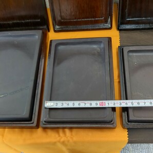 端渓硯 中国 中国美術 書道具 硯箱 4セット 未使用品 の画像8