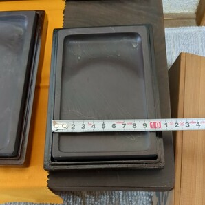 端渓硯 中国 中国美術 書道具 硯箱 4セット 未使用品 の画像9