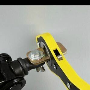 パンタジャッキ用 ハンドルレバー ジャッキアップ 省力化 タイヤ交換 アタッチメント/アダプター付属 工具 パンダジャッキの画像3