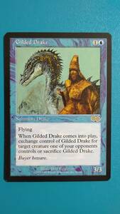 Gilded Drake 金粉のドレイク Urza's Saga ウルザズ・サーガ MTG マジック・ザ・ギャザリング 英語版