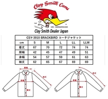 LLサイズ クレイスミス BLACKBIRD コーチジャケット CSY-3910 Black (送料無料 春夏モデル) CLAY SMITH_画像5