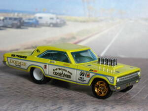 即決☆☆1965 DODGE CORONET 426 HEMI MOON ダッジ　コロネット　メタルシャーシ、リアルライダー ルース ホットウィール Hot Wheels　