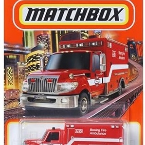 即決☆☆MB INTERNATIONAL TERRASTER Boeing Fire ambulance マッチボックス MATCHBOXの画像1