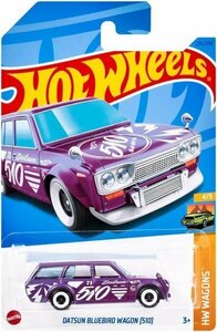 即決☆☆ホットウィール　ダットサン☆ブルーバードワゴン 510　DATSUN BLUEBIRD WAGON 510 HW WAGONS　 Hot Wheels