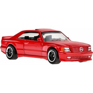 即決☆☆'89 メルセデス・ベンツ 560 SEC AMG MERCEDES-BENZ 560 SEC RED HW MODIFIED HXP91 ホットウィール Hot Wheelsの画像2