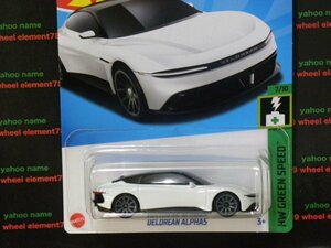 即決☆☆DELOREAN ALPHAS HW GREEN SPEED デロリアン　アルファス　 ホットウィール Hot Wheels