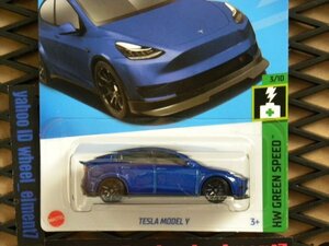 即決☆☆TESLA MODEL Y HW GREEN SPEED ホットウィール Hot Wheels