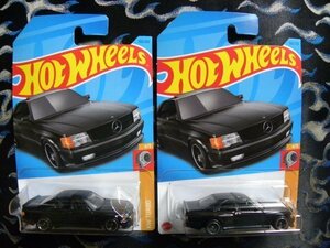 即決☆☆２個で　'89 メルセデス・ベンツ 560 SEC AMG　 MERCEDES-BENZ　 ホットウィール(Hot Wheels) HNK15☆☆