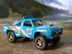 即決 ルース☆☆'87 DODGE D100 ダッジ　ピックアップトラック　 HOT WHEELS ホットウィール