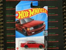 即決☆☆'89 メルセデス・ベンツ 560 SEC AMG MERCEDES-BENZ 560 SEC RED HW MODIFIED HXP91 ホットウィール Hot Wheels_画像2