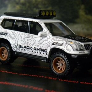 即決 ルース☆☆'05 TOYOTA LAND CRUISER PRADO BLACK RHINO wheels ランドクルーザー プラド プレミアモデル HOT WHEELSの画像3