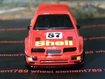 即決 ルース☆☆'87 FORD SIERRA COSWORTH SHELL フォード　シエラ コスワース　 プレミアモデル　HOT WHEELS ホットウィール_画像5