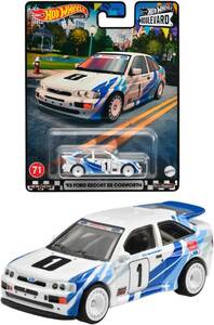 即決☆☆'93 フォード エスコート RS コスワース FORD ESCORT メタルシャーシ　リアルライダー ホットウィール Hot Wheels