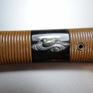 短刀の拵え 日本刀 オシドリの目貫 鞘 柄 ハバキの画像2