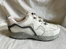 ●V027●未使用保管品 WALKER 安全靴 作業靴 天然皮革　セーフティーワーカー 鋼製先芯入 ホワイト 白 28cm_画像3