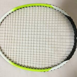 〇V222〇新品未使用品 YONEX ヨネックス B-4000 B4000G LM バトミントン ラケット ライムイエロー ブラック 中古カバー付の画像5