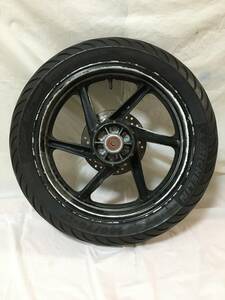 V304〇現状 バイク タイヤ ホイール MICHELIN pilot STREET 140/70-17 ミシュラン ストリート HONDA 純正 ENKEI MT4.00×J17 94P