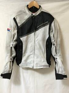 ○V341○USED Honda Racing ホンダ レーシング ジャケット 上着 バイクウェア OSYTN-L3C Lサイズ 白 