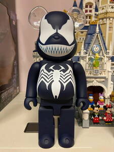 70. new goods BE@RBRICK Bearbrick 1000% VENOMvenom Spider-Man spiderman American Comics hero parallel imported goods box attaching 