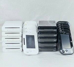 Nintendo WiiU game pad white black each 5 set electrification verification goods 10 set 