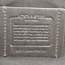 【美品×レア】COACH コーチ F59119 テックポートフォリオ クラッチバック タブレットケース レザー A4可 iPad セカンドバック 鞄 ブラック_画像10