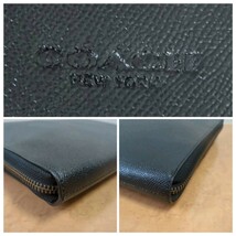 【美品×レア】COACH コーチ F59119 テックポートフォリオ クラッチバック タブレットケース レザー A4可 iPad セカンドバック 鞄 ブラック_画像7