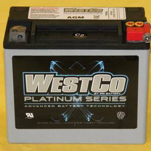 WESTCO ハーレー純正65989-97C,D OEM WCP20L 製造年月日 2024年3月 現在、販売のバッテリーは黒ケースの画像7