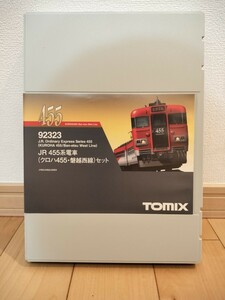 TOMIX　92323 JR455系電車(クロハ455・磐越西線)セット　ケース破損あり、中敷き交換品