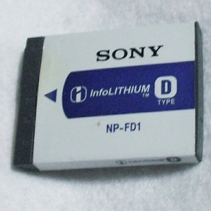 【ジャンク・不動品】 ソニー NP-FD1 SONY 3.6Vバッテリー デジカメ用 即決の画像1