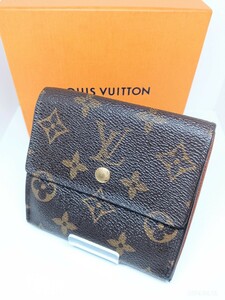 LOUIS VUITTON モノグラムWホック財布 ポルトモネ カルトクレディ ルイヴィトンM60879