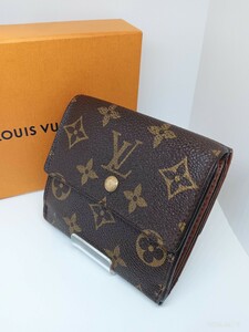 LOUIS VUITTON モノグラムWホック財布 ポルトモネカルトクレディ ルイヴィトン