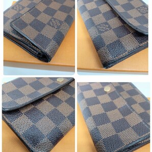 LOUIS VUITTON ダミエエベヌ 長財布ポシェットポルトモネカルトクレディ ルイヴィトンN61725の画像4