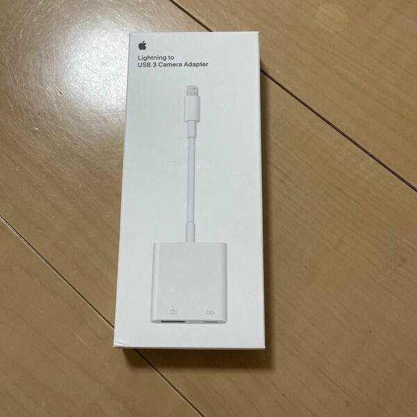 純正　Apple Lightning to USB 3 camera Adapter