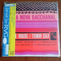 ボサ・ノヴァ・バッカナル／チャーリー・ラウズ (紙ジャケットＣＤ)_画像1