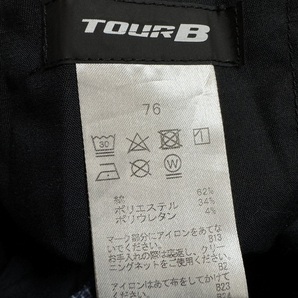 BRIDGESTONE GOLF TOUR B ブリジストンゴルフ ツアーB ストレッチパンツ W76 ブルー系の画像4