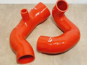  Lancia * Delta HF Evo silicon intercooler hose 2 pcs set red 